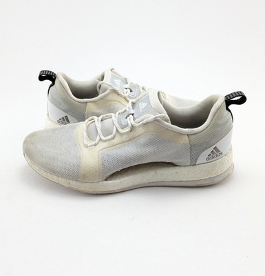 Womens Adidas PureBOOST X TR 2 White/Linen Comfort Running Shoes BB3285 Size 10