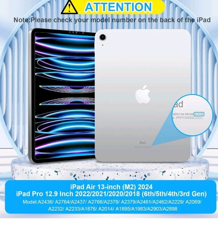 【値下げ】iPad pro 12.9 Goojodoq A1895 Pro GOOJODOQ Magic Keyboard for iPad 12.9 Cover Case Model A1895