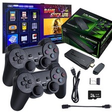 35000+ Retro Video Game Console 4K HD TV Game Stick Ink.2 Wireless Controller UK - Additional Image 1