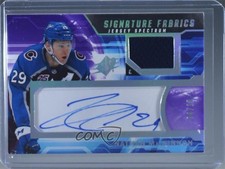 2021-22 SPx Signature Fabrics Spectrum /10 Nathan MacKinnon #SF-NM Auto 1q7q