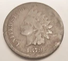 1879 P Indian Head Cent Penny  *AG - ABOUT GOOD*  **FREE SHIPPING**