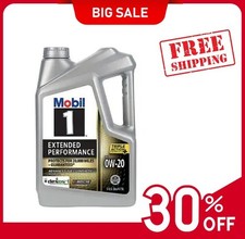 Mobil 1 Extended Performance High Mileage Full Synthetic Motor Oil 0W-20, 5 Qt 47.99 per gallon