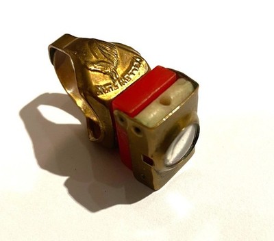 Sky King Magni-Glo Writing Ring 1949 Vintage Radio Premium Toy Prize