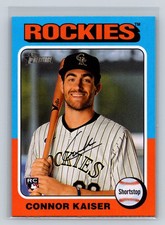 2024 Topps Heritage High Number Connor Kaiser # Short Print SP RC CO Rockies