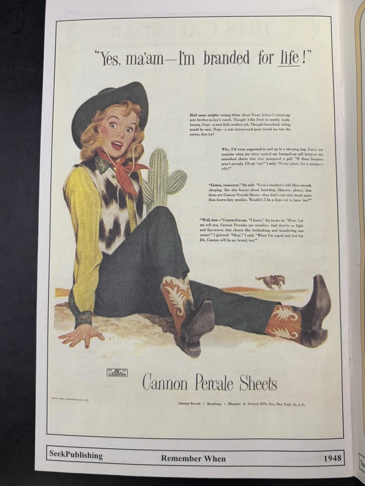 Vintage 1948 Remember When Book Nostalgic History KardLet Seek Publishing Softco Foto 4 de 4