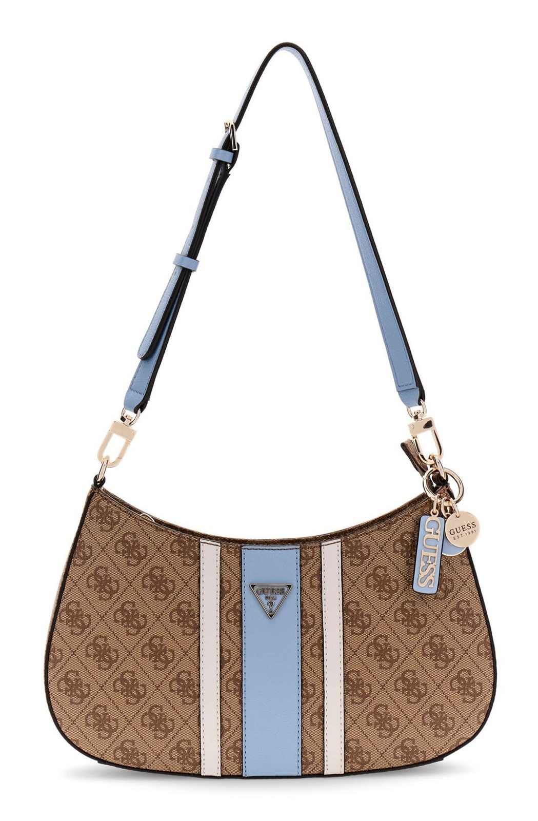 Guess Women's Marron Zippered Handbag Noelle Ii - Image 2