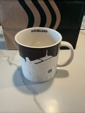 🇳🇿Auckland New zealand Starbucks 16oz  Mug Relief 3D Ceramic🇳🇿