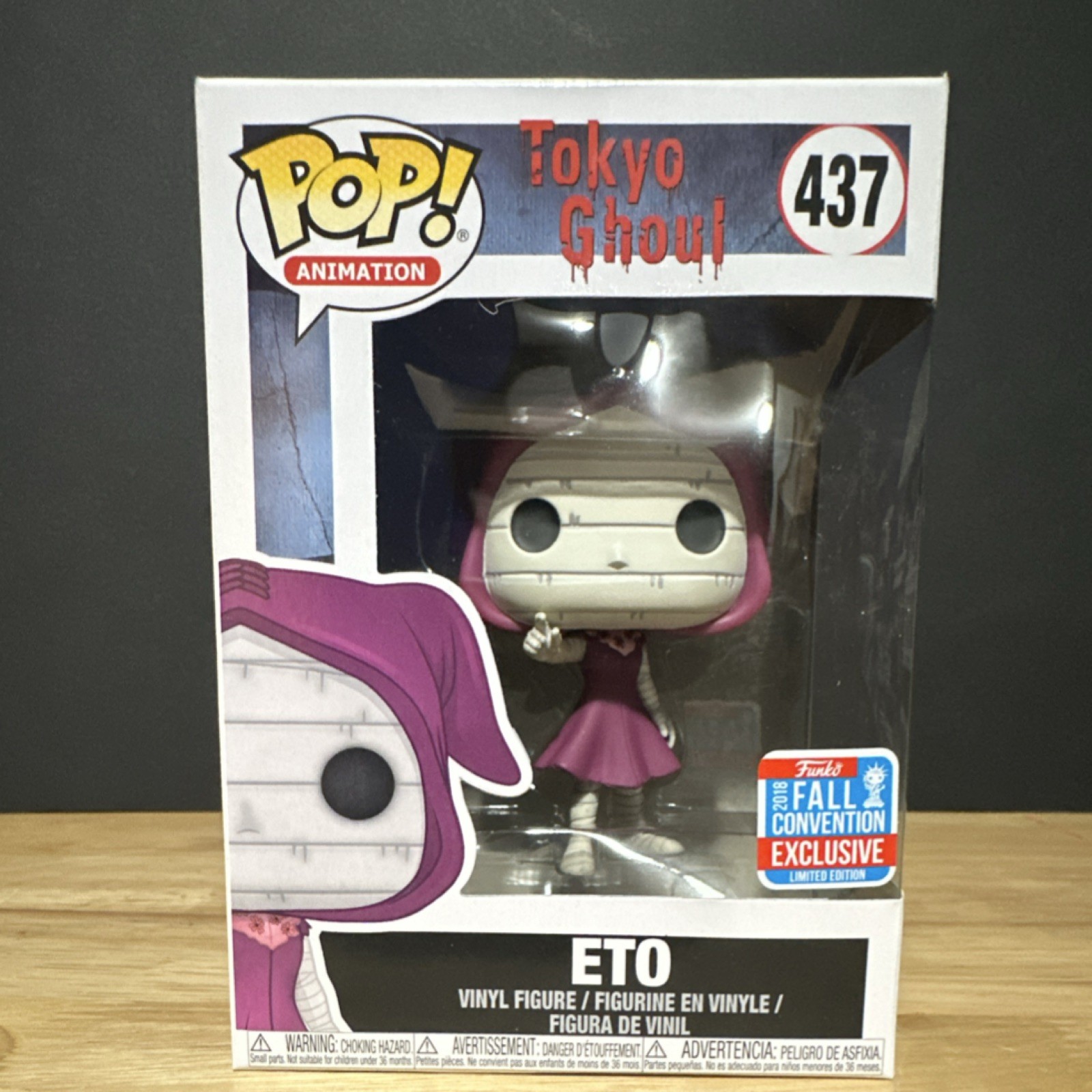 Funko Pop! Vinyl Tokyo Ghoul Eto #437 2018 Fall Convention E