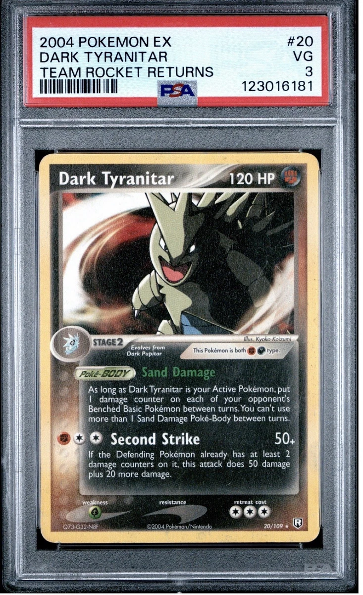 Dark Tyranitar Pokémon TCG Cards for sale | eBay