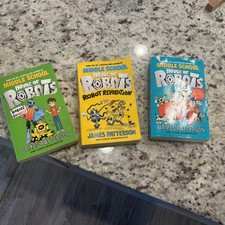 Middle School House of Robots Book Series by James Patterson Trade Paperback
