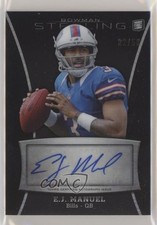 2013 Bowman Sterling Auto Black Refractor 32/50 EJ Manuel #BSA-EJM Auto xr1