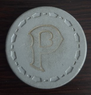 $.10 Cent (P) Patrick's Card Room San Diego CA Casino Chip