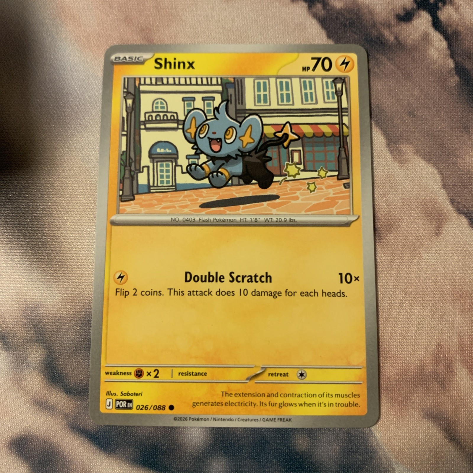 NM Shinx 026/088 Perfect Order - Pokemon TCG
