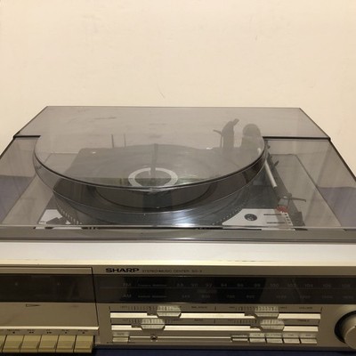 Sharp SG-3 Stereo Music Center AM/FM Radio/Turntable/Tape Player. Fully Tested