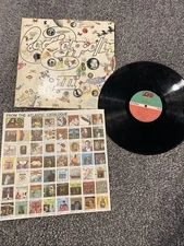 LED ZEPPELIN III Vinyl Record 1970 US Complete w/ WORKING WHEEL + Sleeve