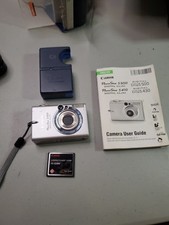  READ Canon PowerShot S500 Digital ELPH PC1084 Camera w/ Charger-Card- Manual