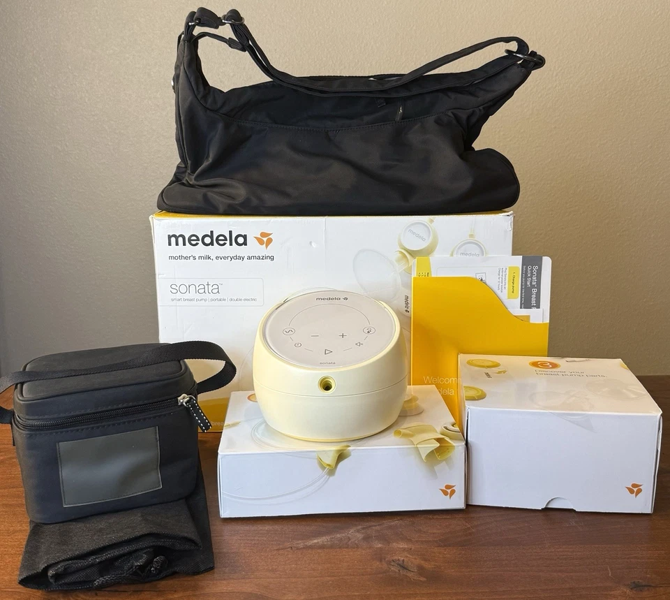 Extractor de leche inteligente eléctrico doble Medela Sonata - 101037319 LEER Foto 3 de 4