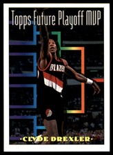 Clyde Drexler 1993-94 Topps #206 Trail Blazers NBA READ FREE SHIP AutographDen