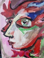 Ölbild Abstrakt Gemälde Modern Art Alexander Diener Unikat Wandbild Frau Farbe 