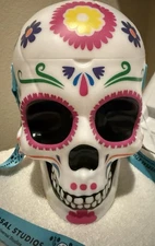 Universal Studios - Dia De Los Muertos Light Up Sugar Skull Popcorn Bucket 