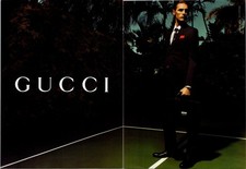 2009 • Pubblicità stampa tuta Gucci • Moda uomo anni 2000 EA.17