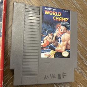 World Champ Boxing NES (Nintendo Entertainment System) including manual - RARE