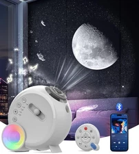 Galaxy Projector for Bedroom,4K Image Planetarium Projector Adjustable Knob,1...