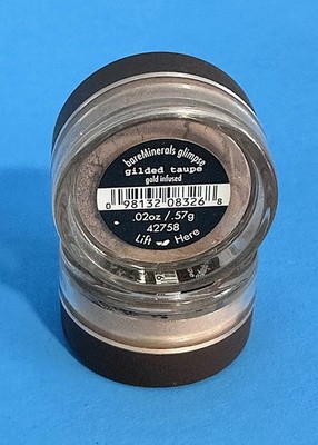 BAREMINERALS BARE ESCENTUALS - GUILDED TAUPE - GLIMPSE - .57 gram - LOT OF 2