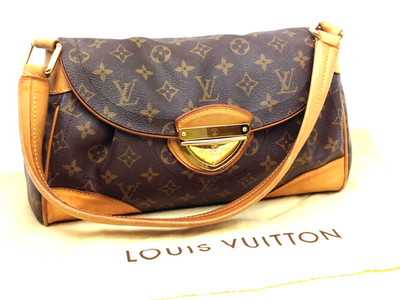Authentic Louis Vuitton Monogram Beverly Shoulder Bag PVC Brown 6C220710nS