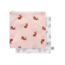LÄSSIG Frühstücksbeutel 2 Stk Snack Bag Li...