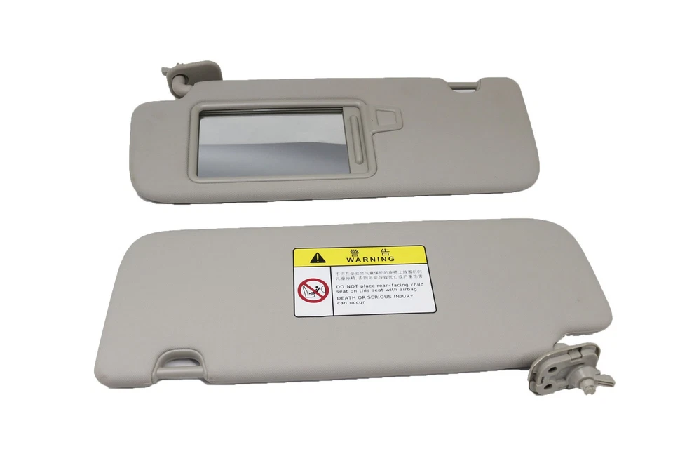 2Pcs Sun Visor Mirror Sunvisor Grey For 2017-2021 KIA SPORTAGE 85210D9110ED - Image 2 of 4