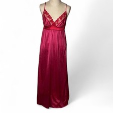 Vintage Greta Gehr Plus Size 48 Nylon Long Nightgown Sz.L USA