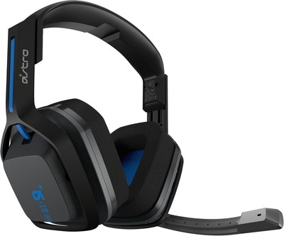 ASTRO Gaming Logitech A20 Wireless Headset, 15 Hours Battery Life - Black/Blue