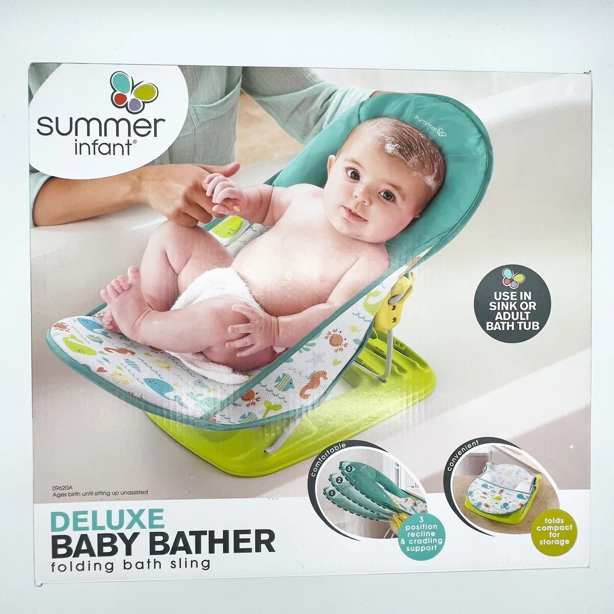 Summer Infant Bath Sling NEW Summer Infant Deluxe Baby Bather