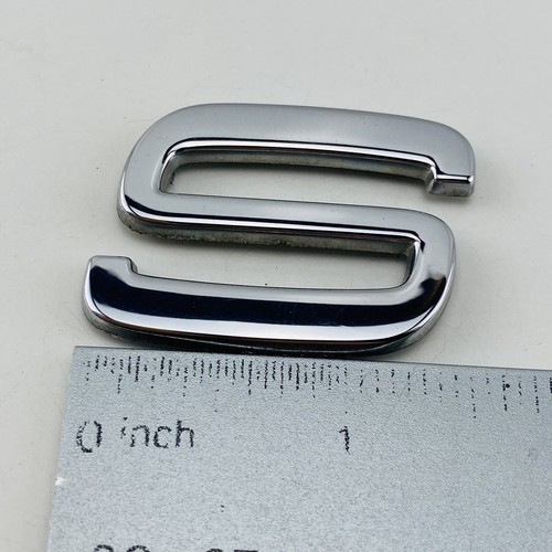 1997-2000 Volvo S70 Emblem Logo Letter Symbol Badge Trunk Rear Chrome OEM D68S - Picture 2 of 6