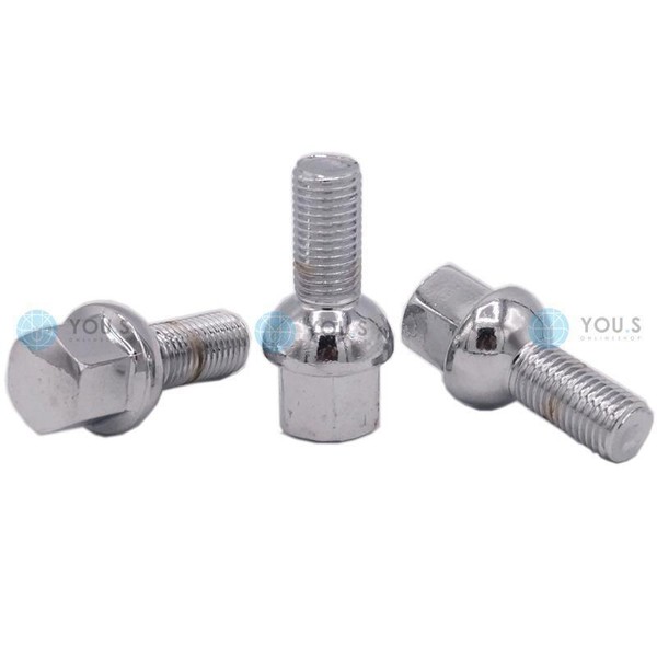 15 X You.S Original Radschrauben Sechskant Kugelbund M12 X 1,5 R12 Gewinde 21Mm-image