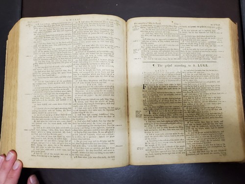 1791 Isaac Collins Bibel - 1. Bibel gedruckt in NJ mit Quäkerfamilie Herkunft! - Bild 17 von 21