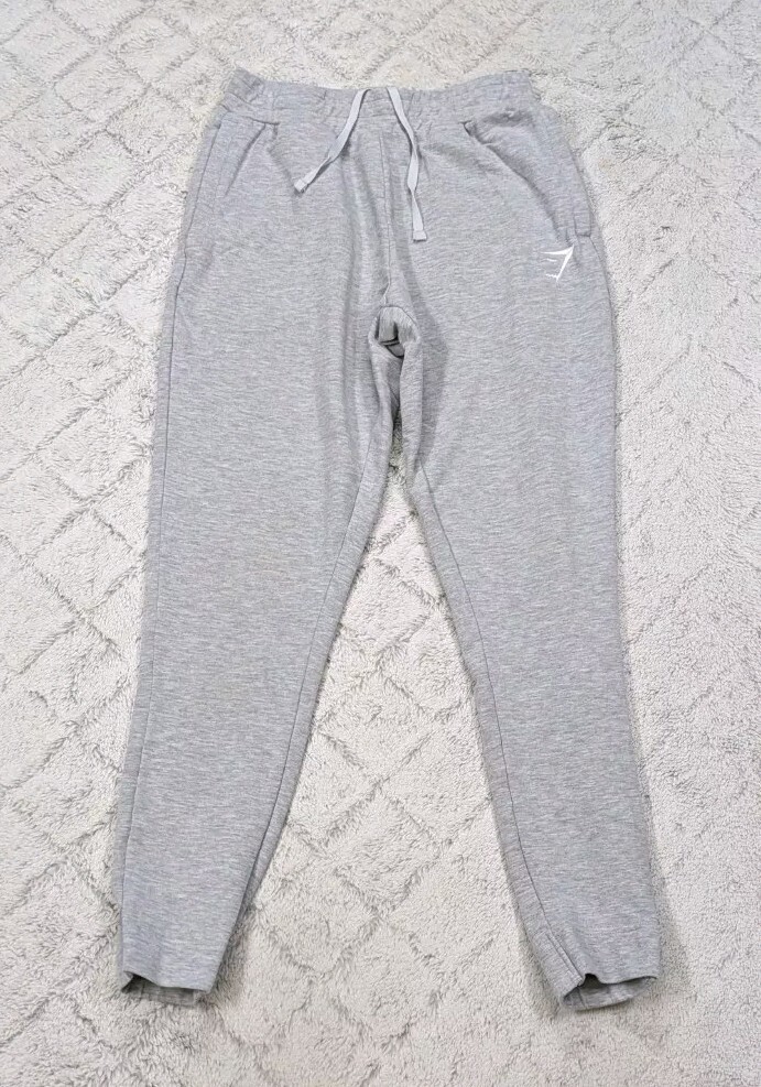 Gymshark Pants Men's S Gray Light Marl Critical Joggers Slim