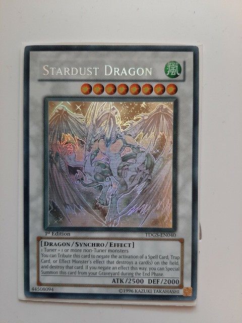 Yu Gi Oh Ultimate Japan Stardust Dragon Tdgs Jp040 Toys Games Single Cards