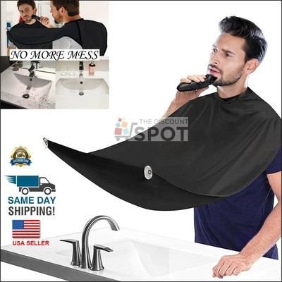 Man Bathroom Apron Beard Care Trimmer Catcher Hair Shave Apron for Waterproof