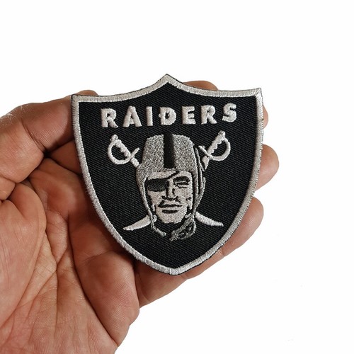Wholesale Las Vegas Raiders Football Size 2.9"x3.0" Iron on Embroidered Patch - Picture 2 of 12