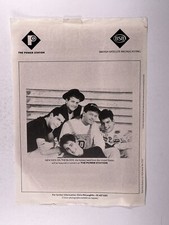 New Kids On The Block Photograph Original Black And White Press Promotion 1980s