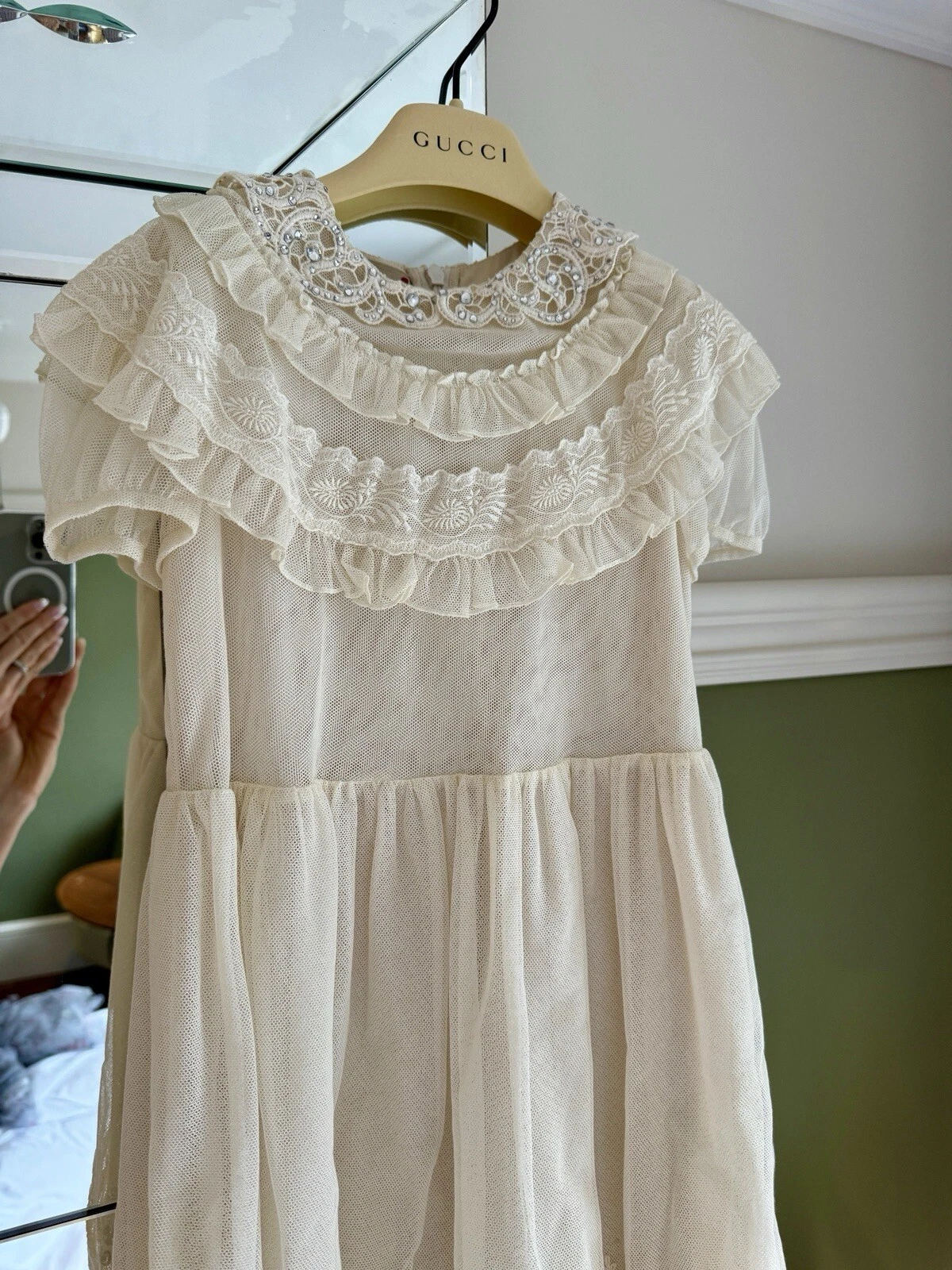 Robe fille GUCCI 6 ANS NEUVE AVEC ÉTIQUETTE PRIX CONSEILLÉ tenue occasion spéciale tenue de mariage