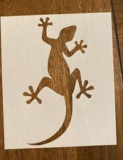 Lizard Gecko Reusable 10 MIL Laser Cut Mylar Stencil Painting