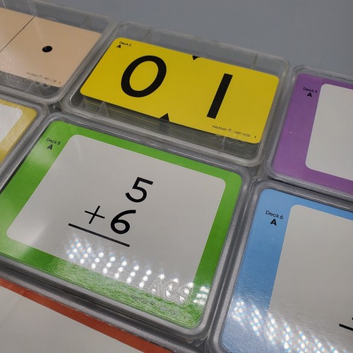 Vintage KeyMath Card Decks 1980 American Guidance Service AGS Education - Picture 15 of 18