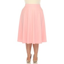 Plus 'Tasmin' Flare Midi Skirts