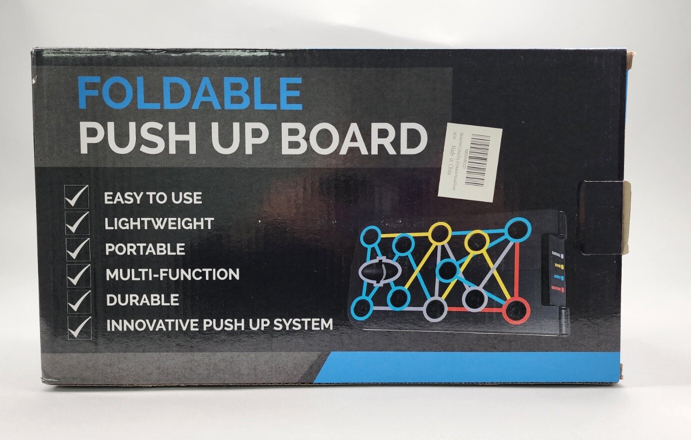 Portable Foldable 18 in 1 Home Exercise Fitness Push Up Board w/Anti-Slip Handle