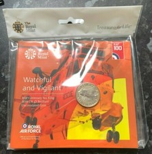 2018 BUNC RAF CENTENARY SEA KING £2 two Pound Coin in Royal Mint packaging
