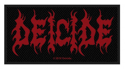 DEICIDE - Aufnäher Patch Logo 10 x 5cm