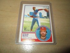 O-PEE-CHEE 1983 BASEBALL CARD STEVE  MURA  / 24 CHICAGO WHITE SOX  OPC